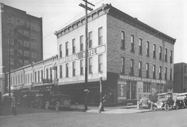 Muskegon Car Dealership Circa 20S